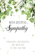 Load image into Gallery viewer, Deepest Sympathy Mass Card