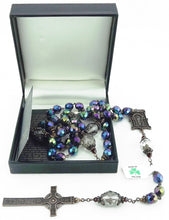 Load image into Gallery viewer, Book of Kells Rosary Beads  Blue