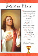 Load image into Gallery viewer, Share Mass Card Online Enrolment - With deepest sympathy Sacred Heart