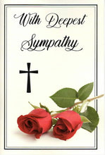 Load image into Gallery viewer, Mass Card RIP With Deepest Sympathy