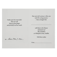 Load image into Gallery viewer, Share Mass Card online Enrolment  – St Valentine Mass Bouquet