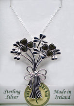 Load image into Gallery viewer, Connemara Marble Shamrock Bouquet Pendant