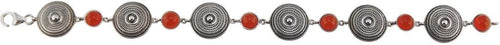 Sterling Silver Viking Shield Bracelet