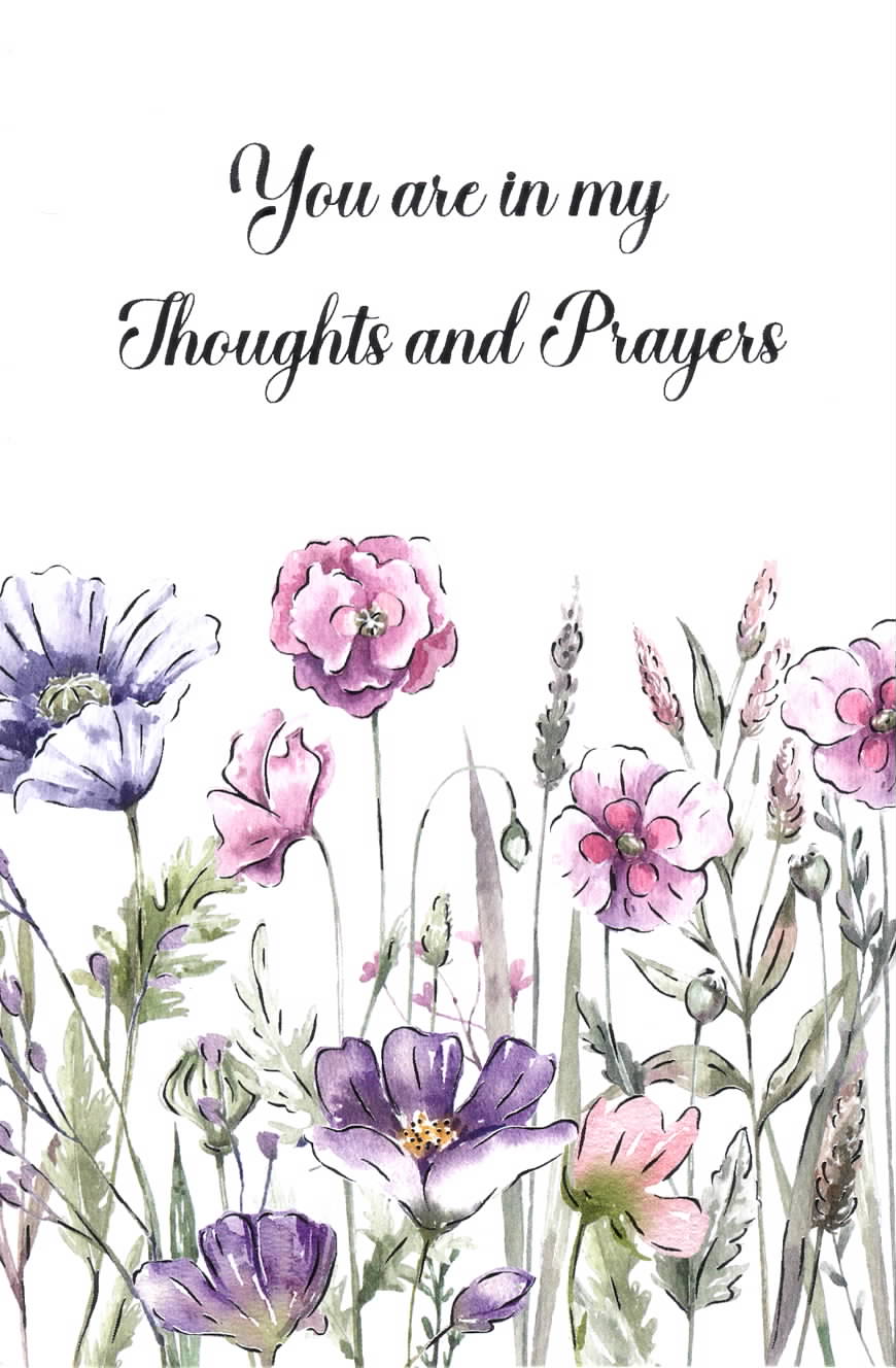 Thoughts and Prayers Mass Card