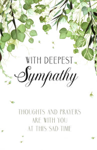 Deepest Sympathy Mass Card
