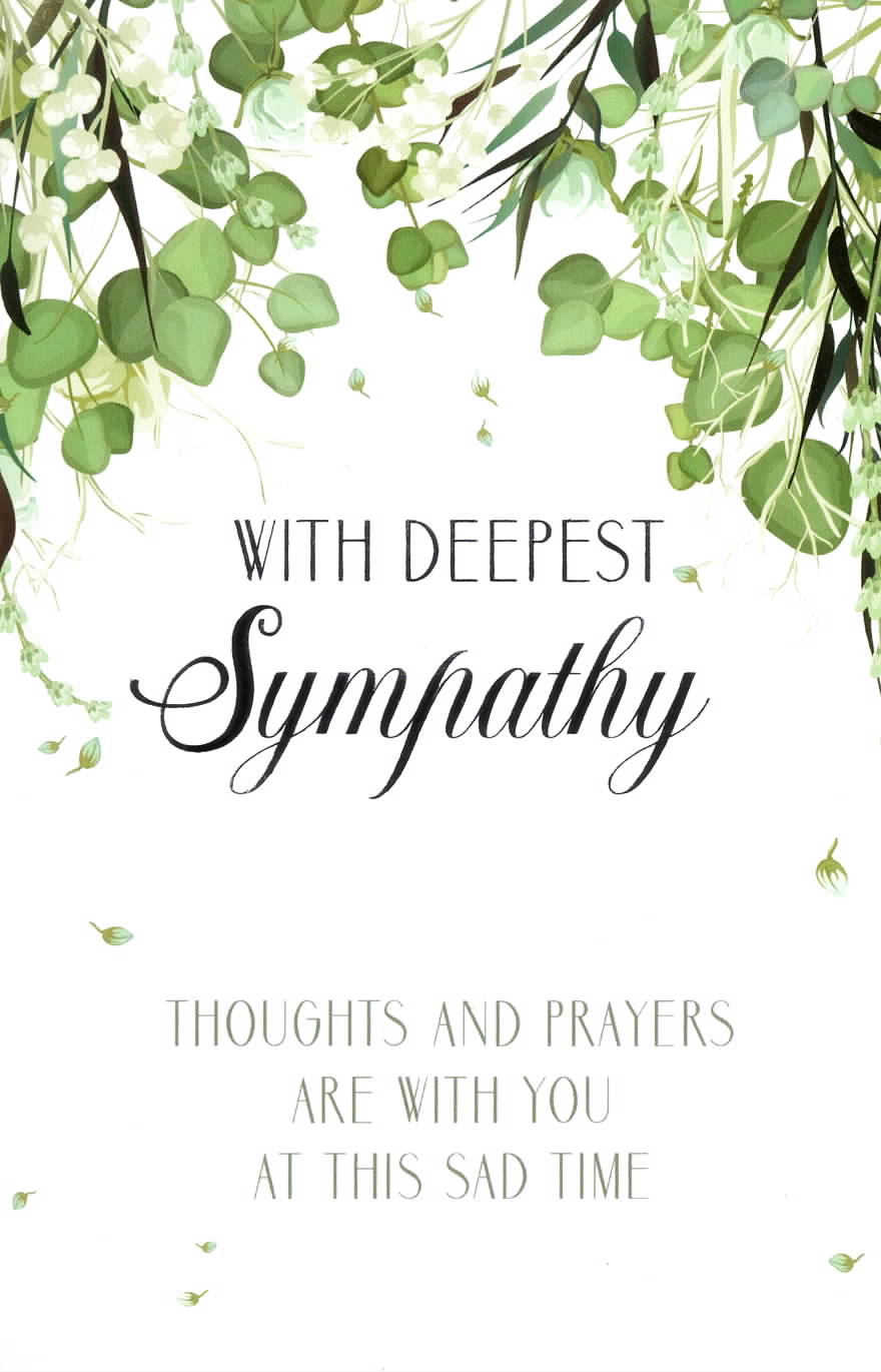 Deepest Sympathy Mass Card