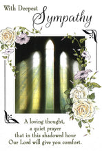 Load image into Gallery viewer, Sympathy Mass Card