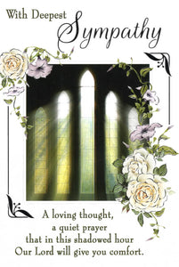 Sympathy Mass Card