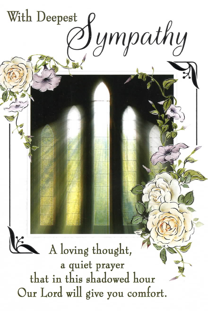Sympathy Mass Card