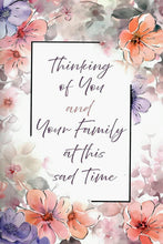 Load image into Gallery viewer, Card to send bereaved family