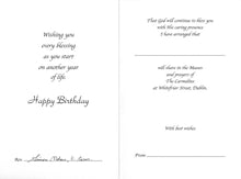 Load image into Gallery viewer, Birthday Blessings Mass Card Online