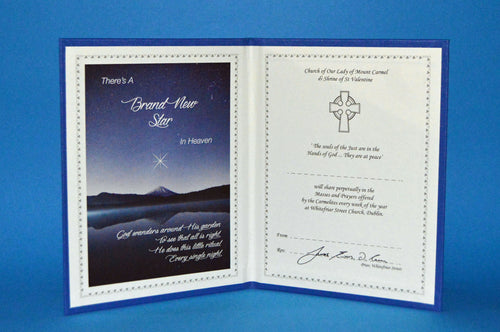 Perpetual Mass Card RIP  Brand New Star small