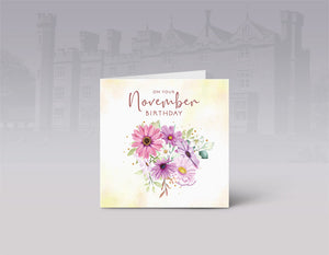 Birthday Greeting Card November CC-A63