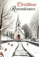 Load image into Gallery viewer, Christmas Remembrance Mass Card RIP CMB59