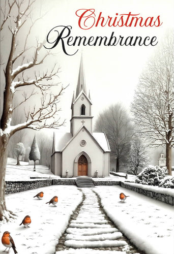 Christmas Remembrance Mass Card RIP CMB59
