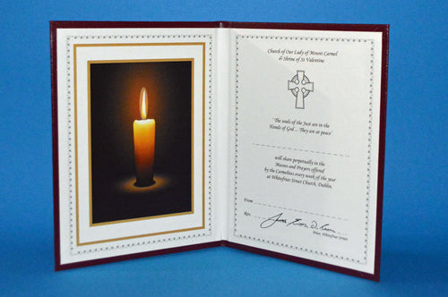 Perpetual Mass Card small Candles