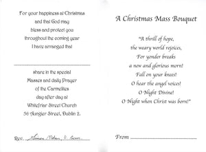 Christmas Mass Card  C-2304