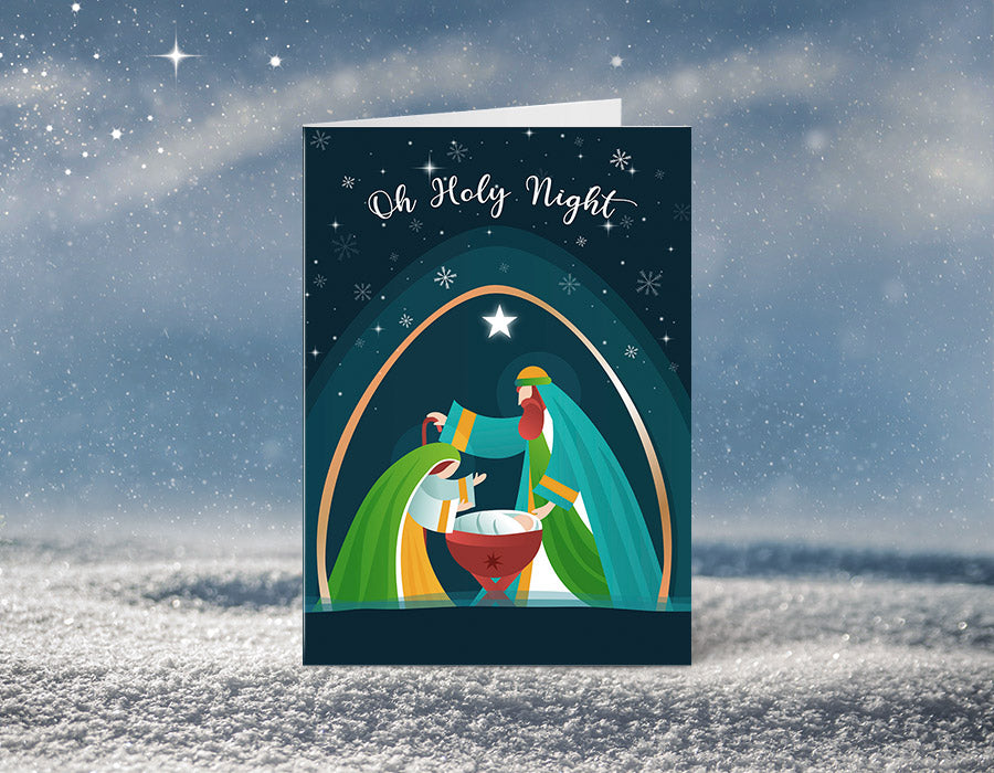Christmas Mass Card C-2316