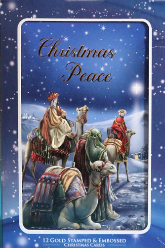 Religious Christmas Cards 12 card pack  4 designs