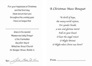 Christmas Mass Card CHR38