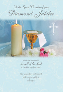 Silver, Ruby, Golden Diamond and Platinum Jubilee Mass Card