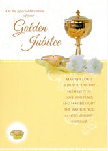 Load image into Gallery viewer, Silver, Ruby and Golden Jubilee Mass Card