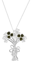 Load image into Gallery viewer, Connemara Marble Shamrock Bouquet Pendant