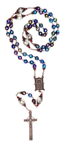 Book of Kells Rosary Beads  Blue