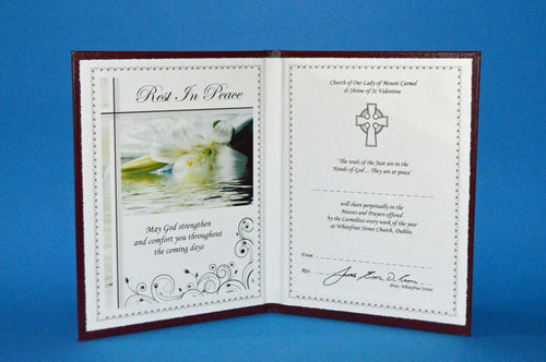 Perpetual Mass card Lilys RIP small