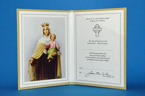 Perpetual Mass Our Lady Mount Carmel RIP small