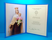 Load image into Gallery viewer, Perpetual Mass Enrolment Card RIP – Our Lady of Mount Carmel Mass Card online