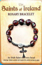Load image into Gallery viewer, Saints of Ireland Rosary Bracelet