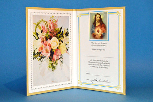 Perpetual Mass Card LIVING Bouquet Flowers (small)