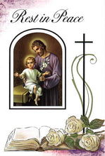 Load image into Gallery viewer, Share Mass Card online Enrolment - deepest sympathy St Joseph