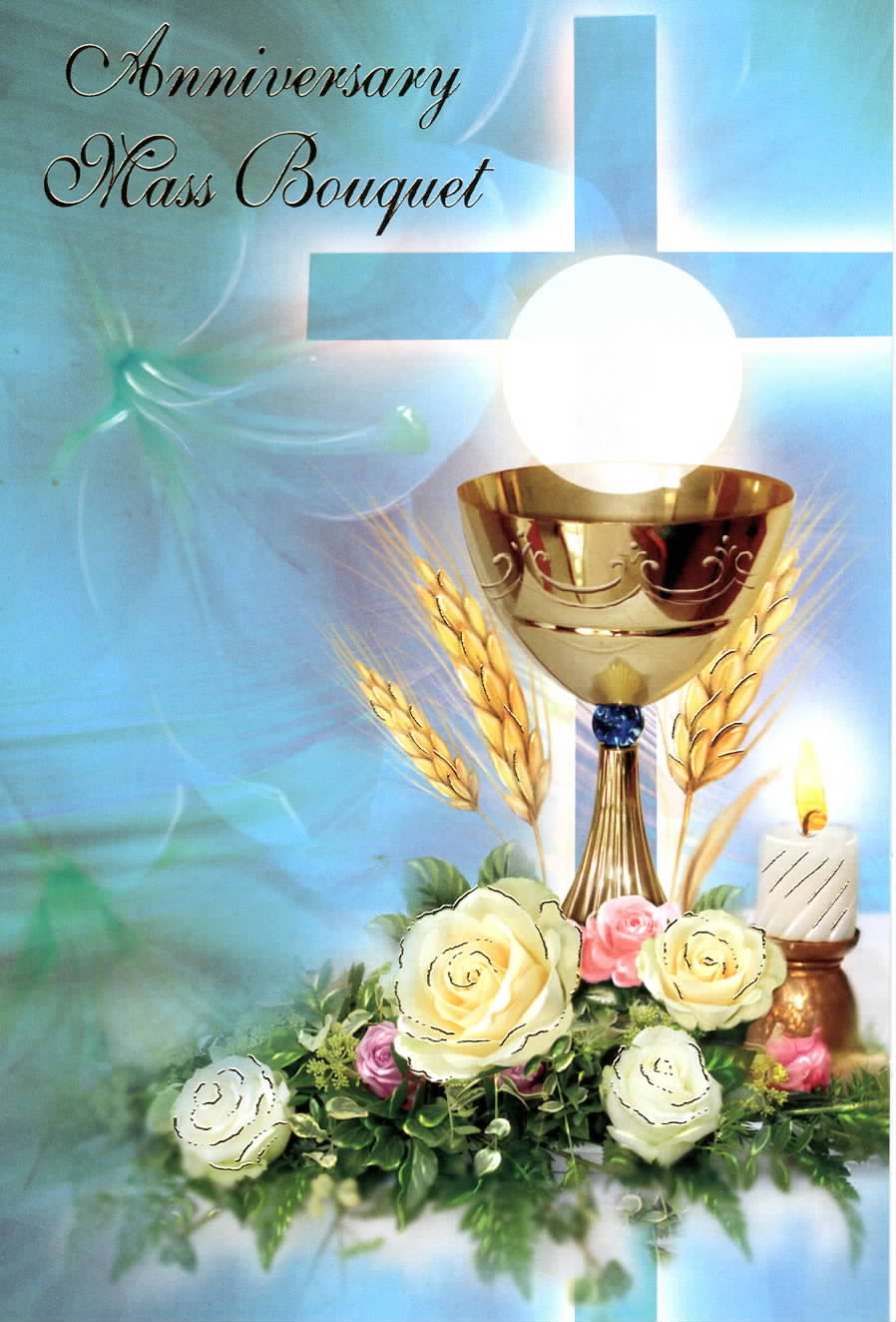 Share Mass Card online Enrolment - Anniversary Mass Bouquet RIP