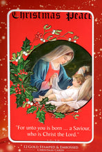 Load image into Gallery viewer, Religious Christmas Cards 12 card pack  4 designs