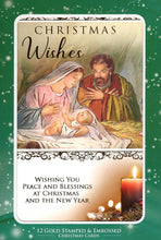 Load image into Gallery viewer, Religious Christmas Cards 12 card pack  4 designs