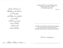 Load image into Gallery viewer, Share Mass Card online Enrolment Deepest Sympathy 3