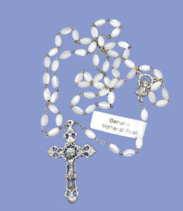 Rosary Beads Mother of Pearl Small Bead