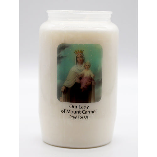 Our Lady of Mount Carmel Candle