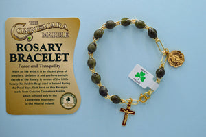 Rosary Bracelet Connemara Marble