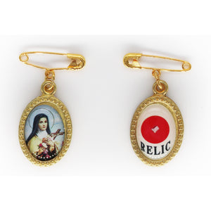 St Thérèse Medal with Relic (Small)