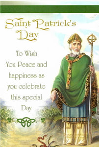 St Patricks Day Share Mass Enrolment Card