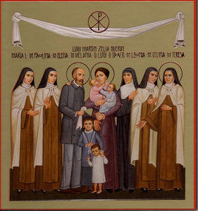Icon St Therese and the Martin Family