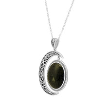 Load image into Gallery viewer, Silver Connemara Mable Sun &amp; Moon Pendant