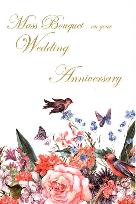 Wedding Anniversary Share Mass Enrolment Card